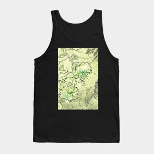 Green Begonia Tank Top